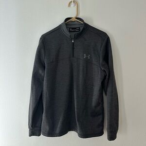 Under Armour Gray Quarter-Zip Pullover | Size M